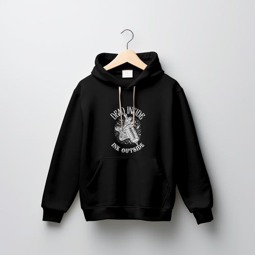 Dead Inside Ink Outside T-Shirt - Funny Tattooed Gift UK