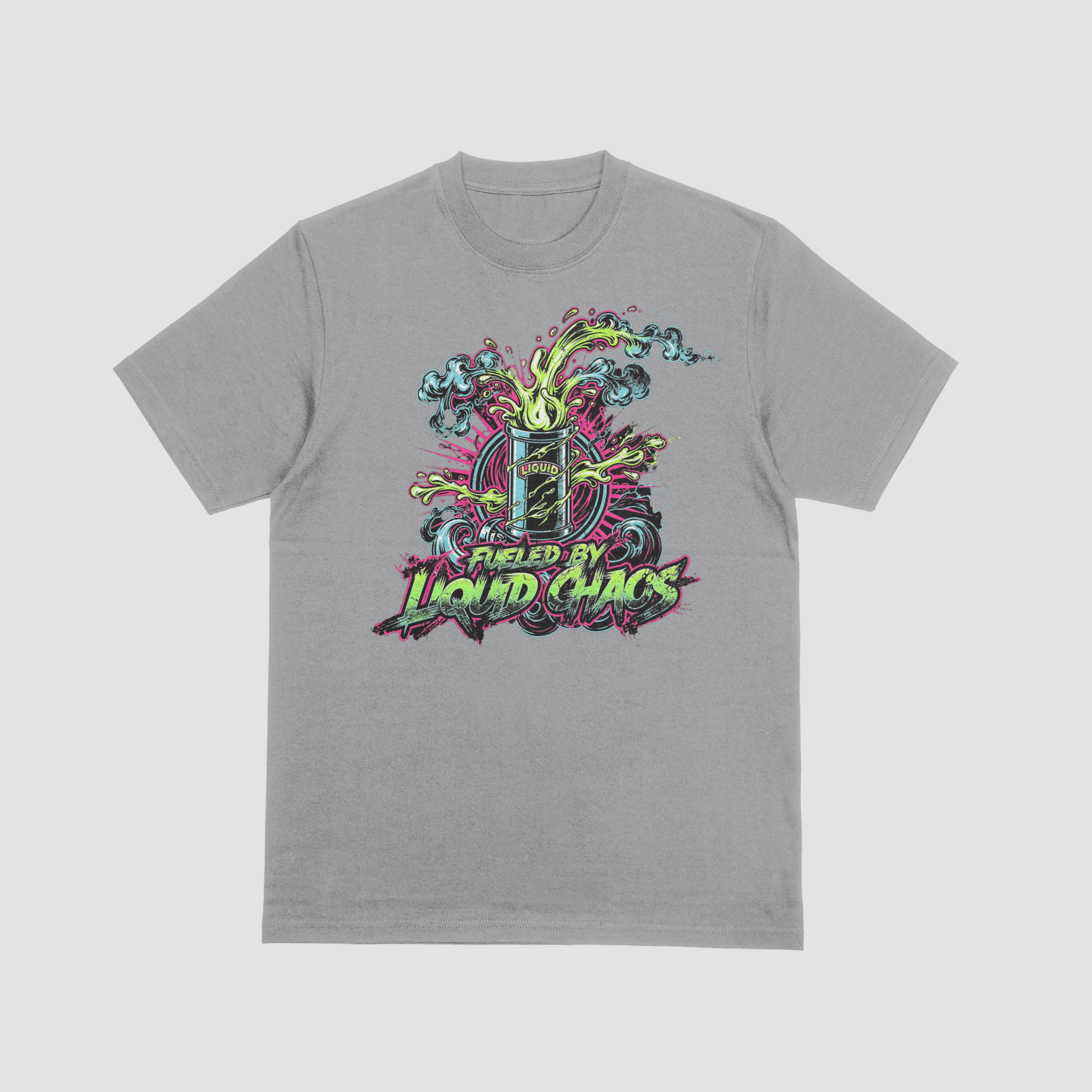 Fueled by Liquid Chaos Design – Energy Drink Addict Graphic Clothing | Unisex Streetwear