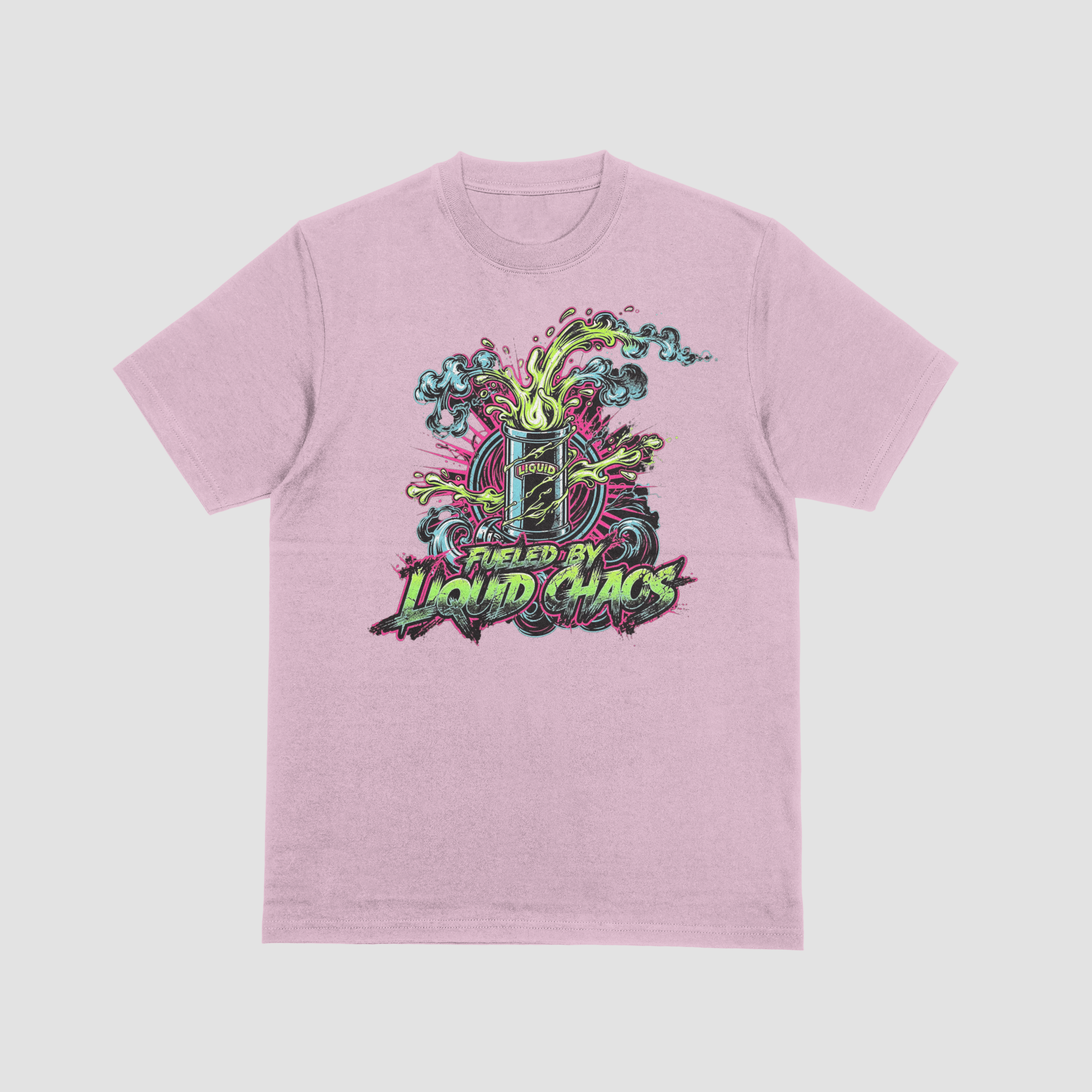 Fueled by Liquid Chaos Design – Energy Drink Addict Graphic Clothing | Unisex Streetwear