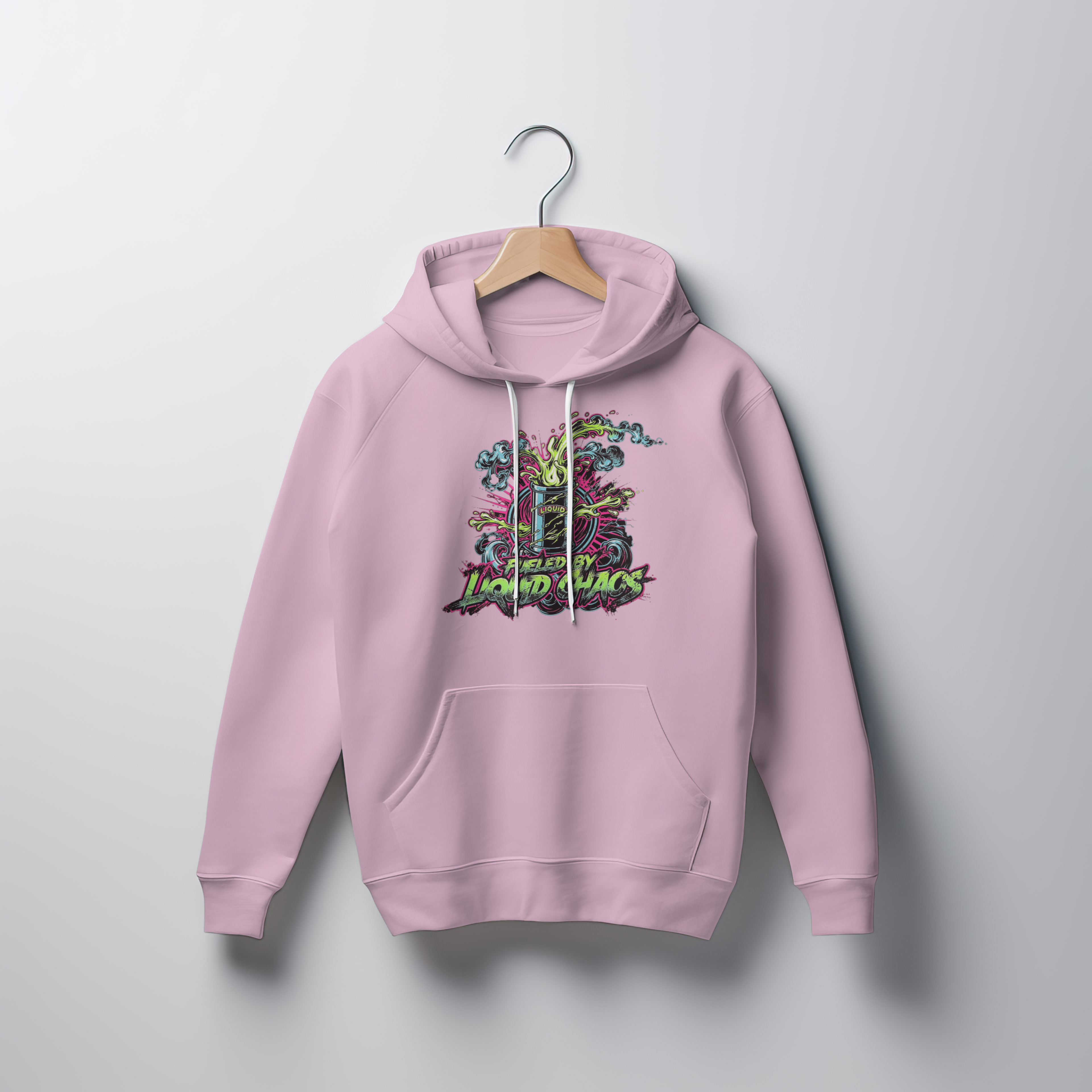 Fueled by Liquid Chaos Design – Energy Drink Addict Graphic Clothing | Unisex Streetwear