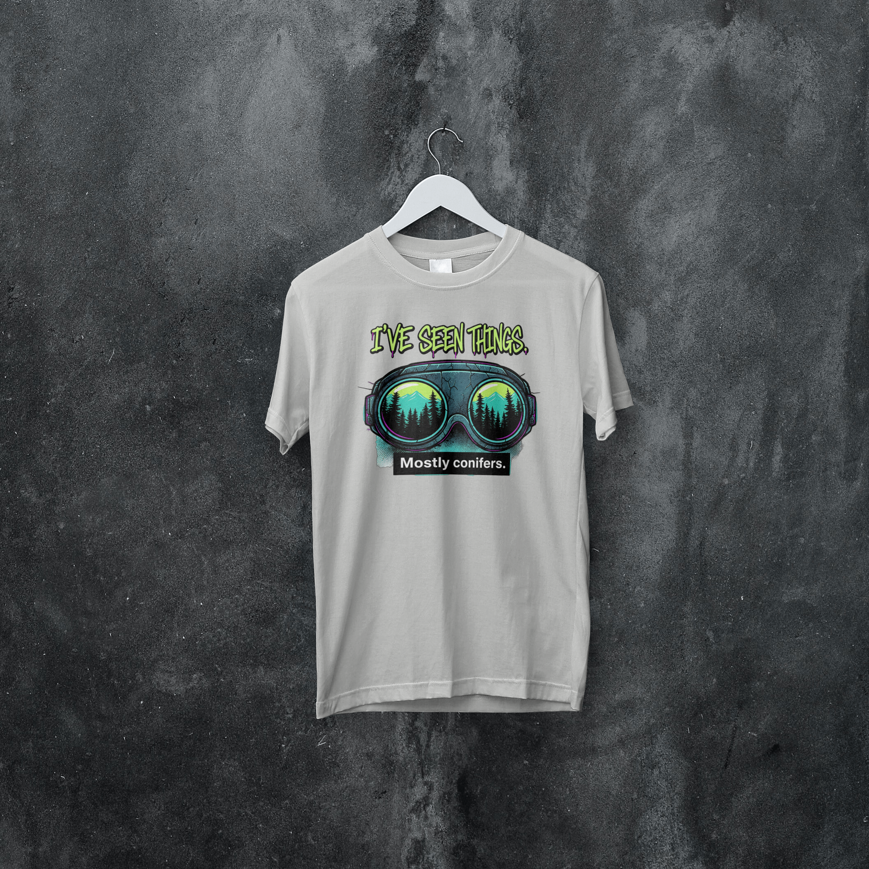 I’ve Seen Things… Mostly Conifers Funny Tree Surgeon T‑Shirt | Arborist Gift Tee