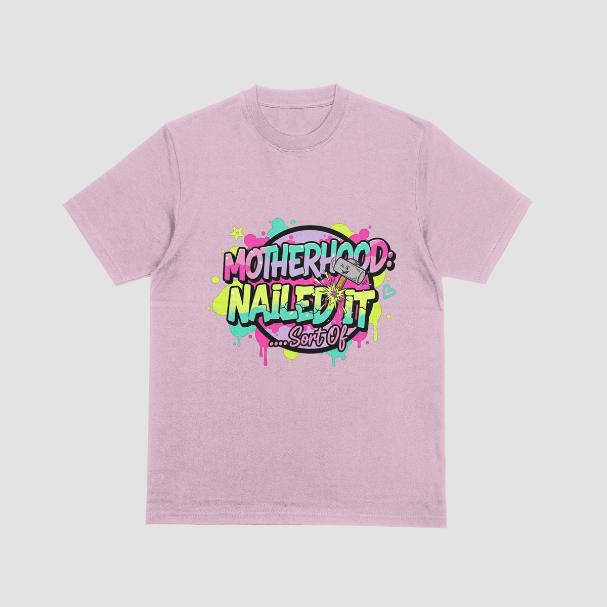 Mother’s Day Funny Mum Voice T-Shirt – “I’m Not Yelling, This Is My Mum Voice” – Bold, Colourful Gift for Mums UK