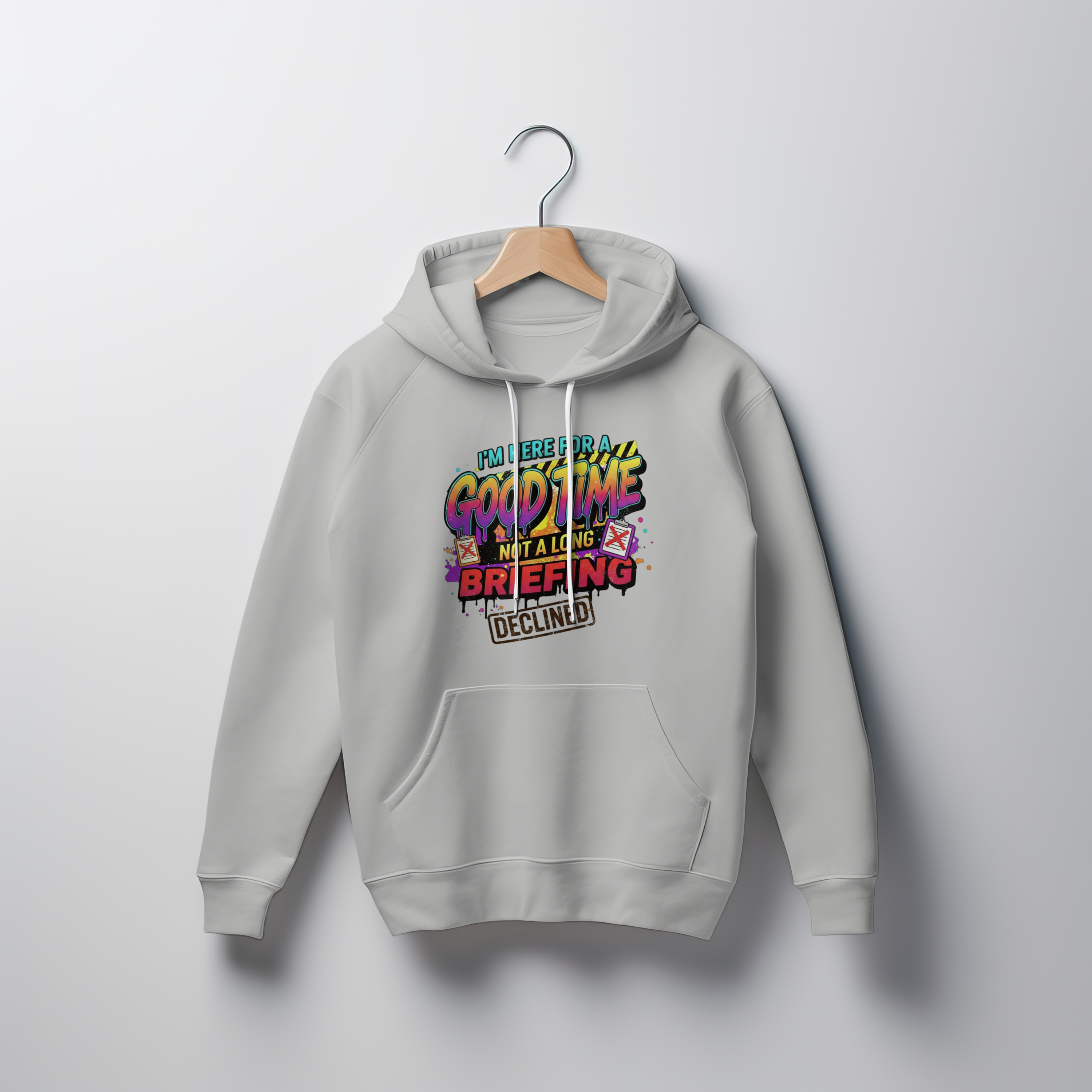 I’m Here For A Good Time, Not A Long Briefing – Funny Tree Surgeon / Arborist Shirt