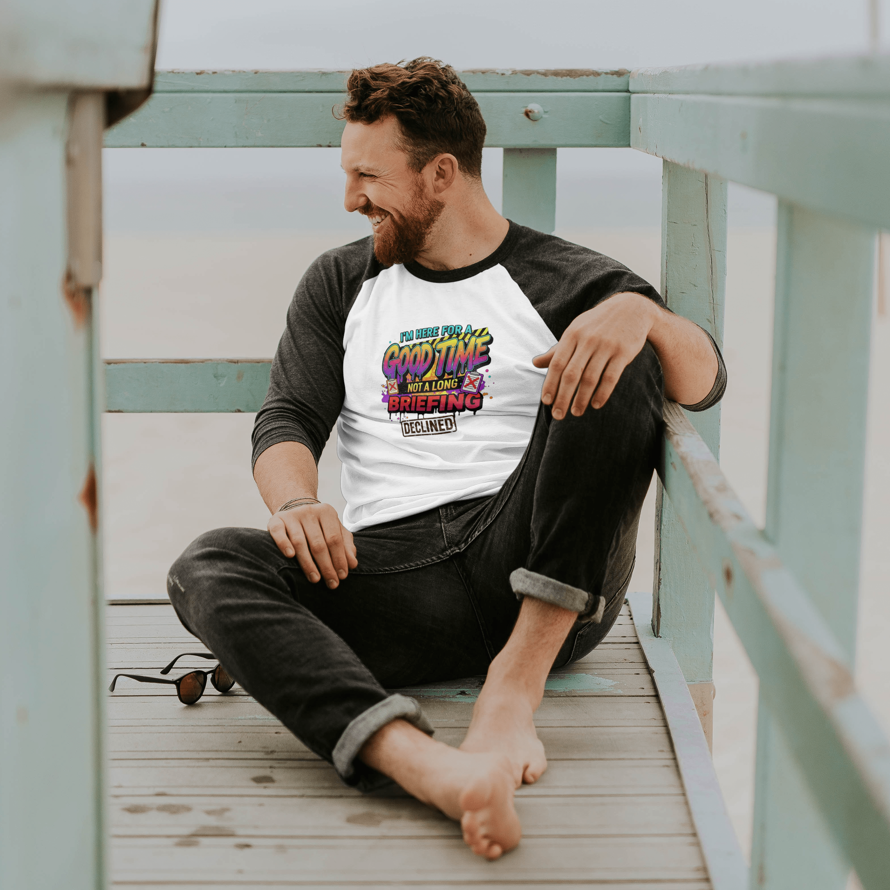 I’m Here For A Good Time, Not A Long Briefing – Funny Tree Surgeon / Arborist Shirt